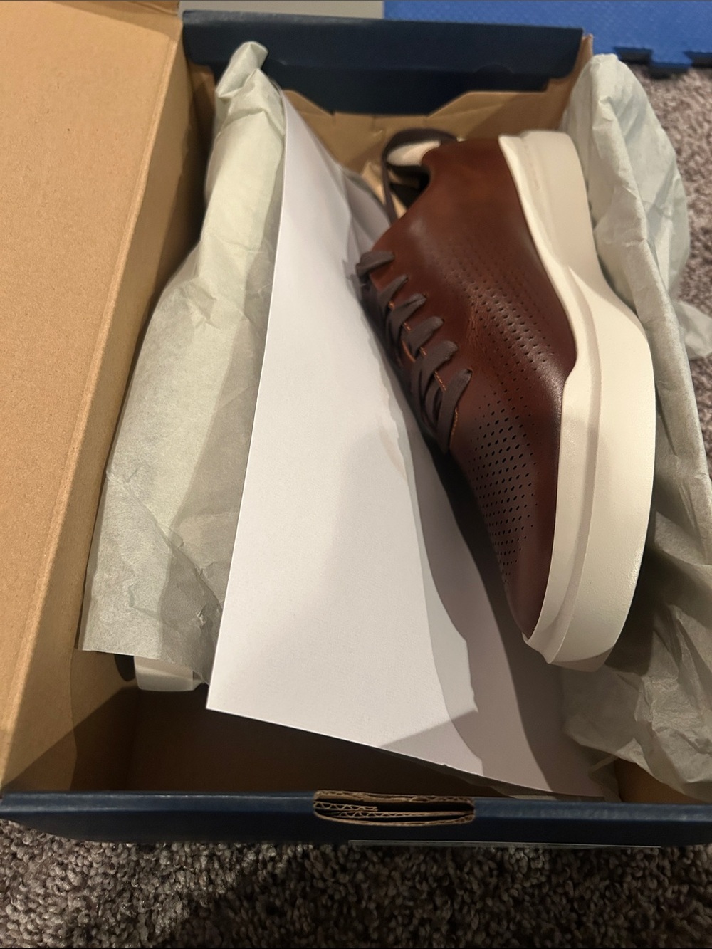 Cole Haan Acorn/Sesame/Ivory Low-Top Sneaker